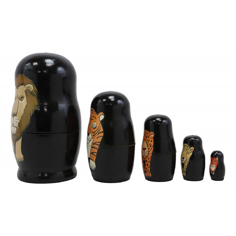 Ensemble de 5 figurines de poupées gigognes Oxbrooke