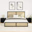 50cm W Solid Wood Bedside Table