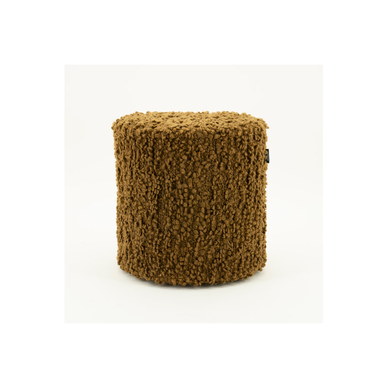 Accent Stool Upholstered Accent Stool, Brown