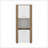 Natural Oak Vertical Storage Cabinet