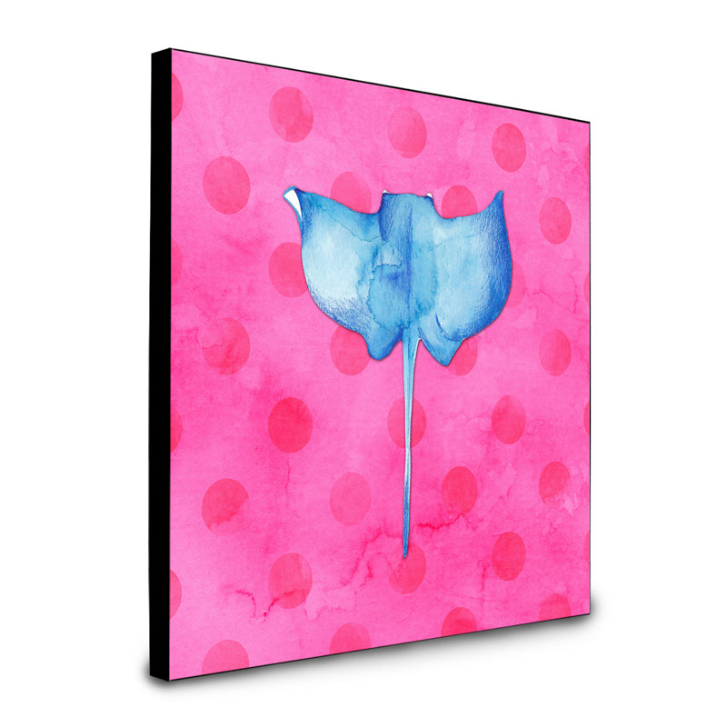 « polkadot ray ray », art encadré Eagels, Rose