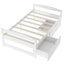 Lit plateforme simple avec deux tiroirs-1210423562