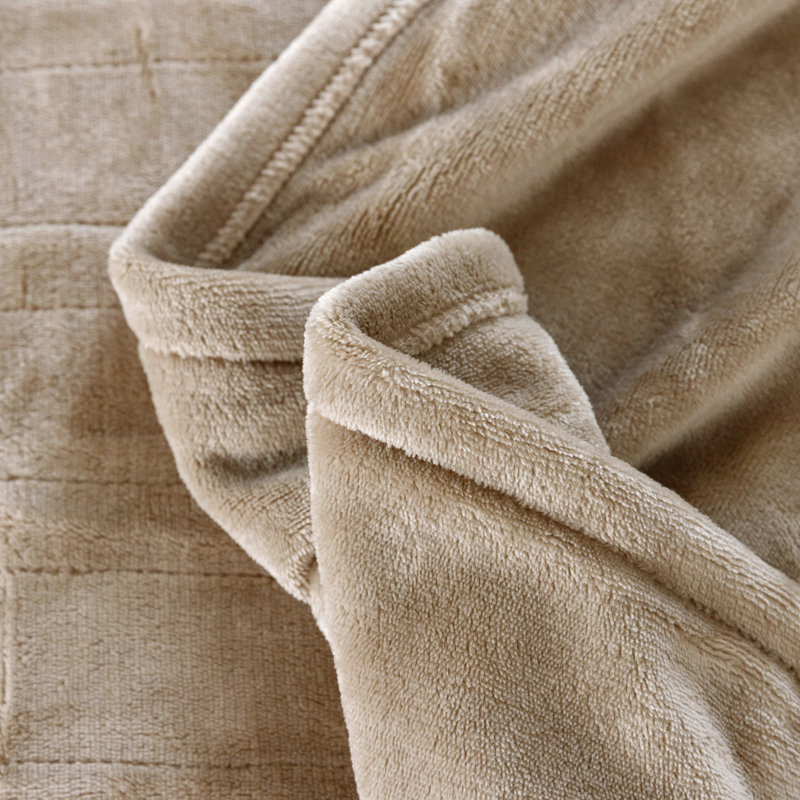 Couverture chauffante, Grand, Brun clair Oxford