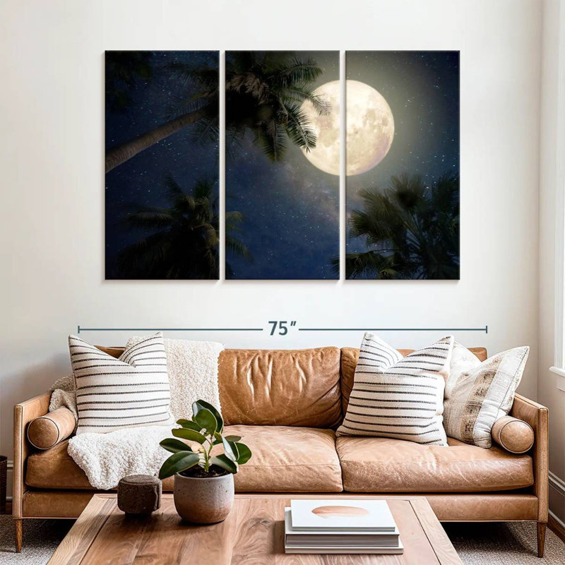 Oberle Tropical Moonlight, 42" H x 65" W