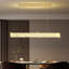 Luminaire suspendu rectangulaire moderne en cristal K9