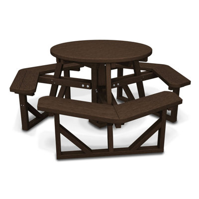POLYWOOD Park 36" Round Picnic Table