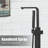 CASAINC 2 Handle Floor Roman Tub Faucet with Diverter-66113079