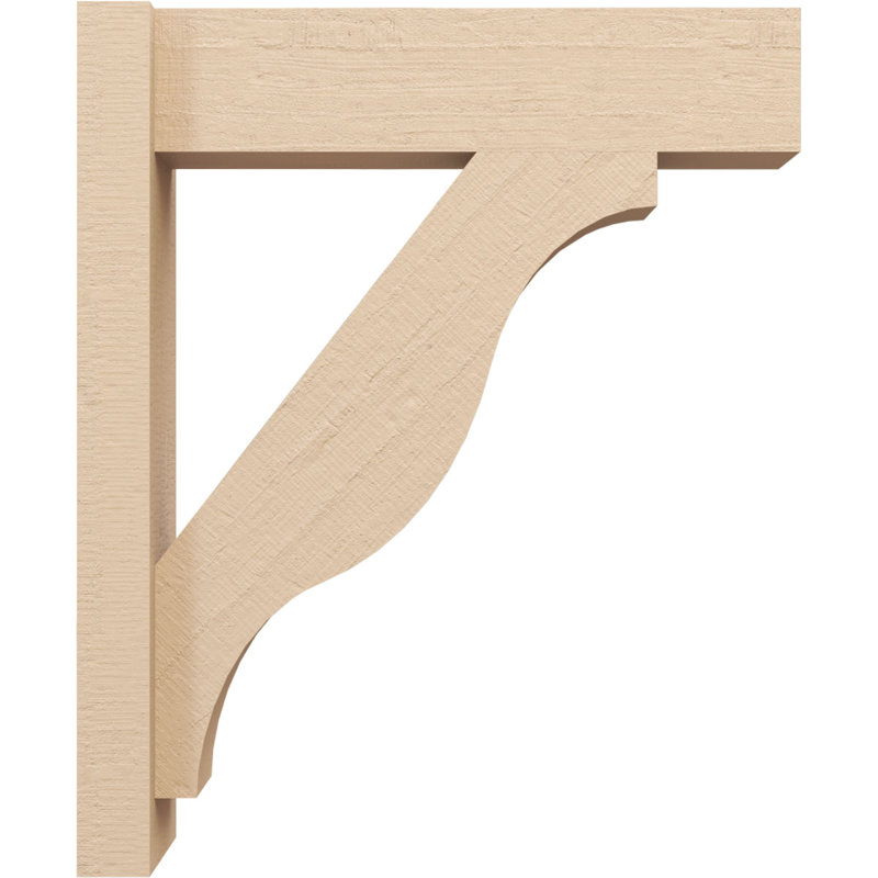 Bois de cèdre brut Funston Block TimberThane Perspector, brun clair apprêté, H 24 po x l 6 po x P 20 po