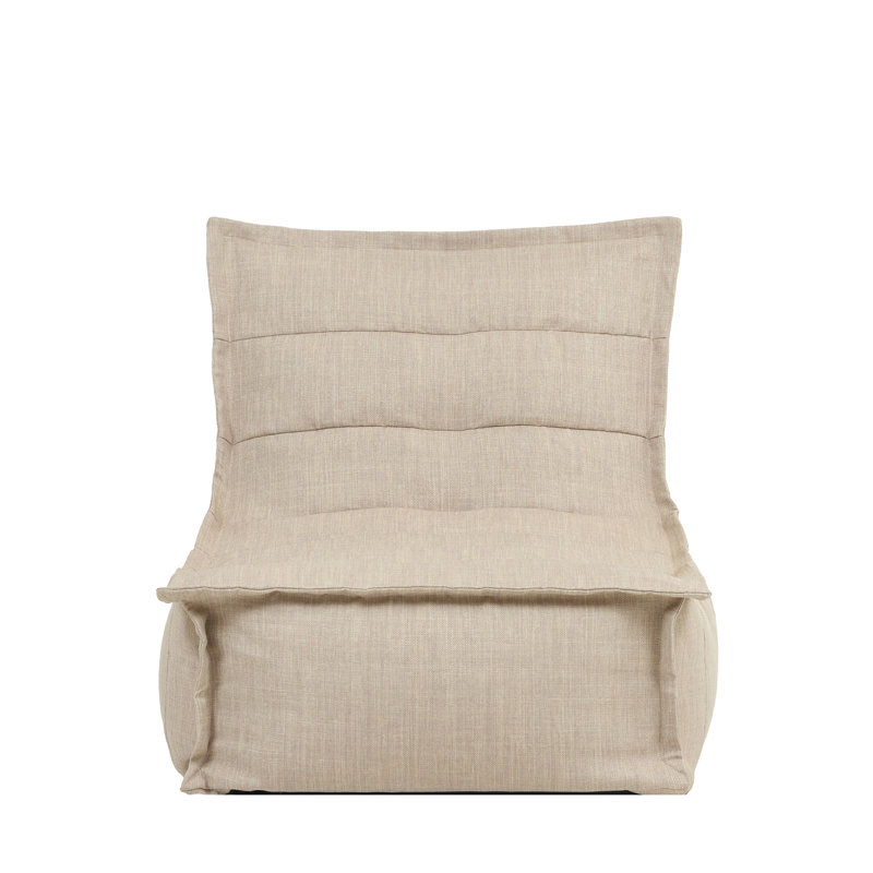 Bean Bag Bazaar Dolce Outdoor Lounger, Beige