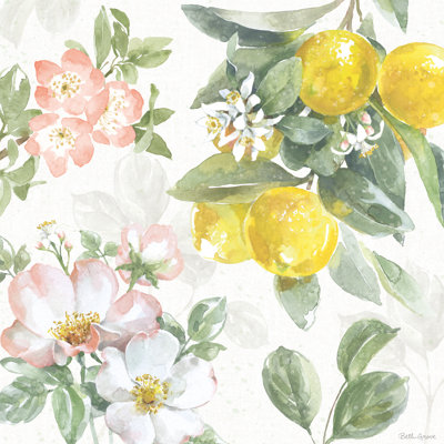 Citrus Charm V 1 Piece Wrapped Canvas Painting