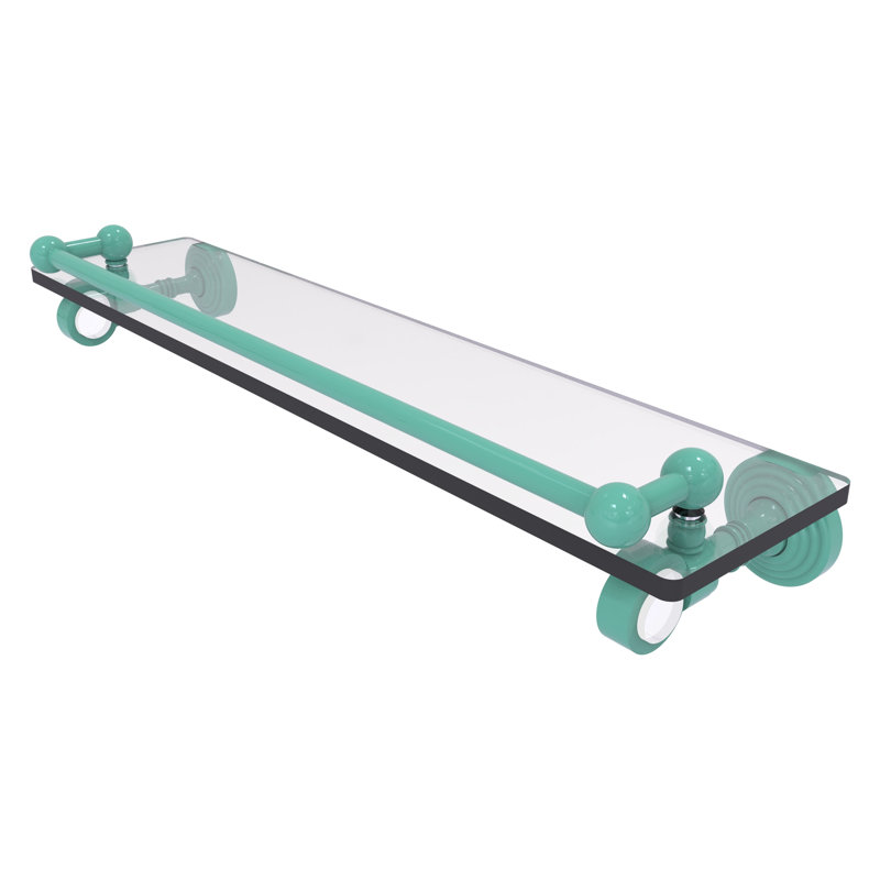 Tablette flottante Pacific Grove, H 3,5 po x l 22 po x P 5,5 po, Vert écume de mer