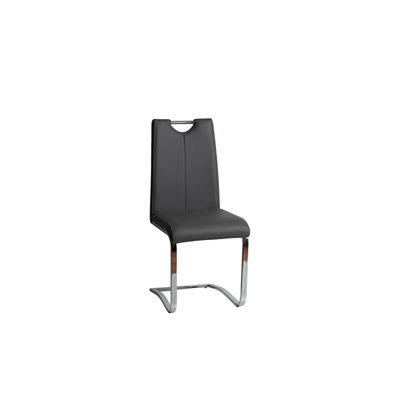 Mattapoisett 48cm H Upholstered Cantilever Chair, Anthracite