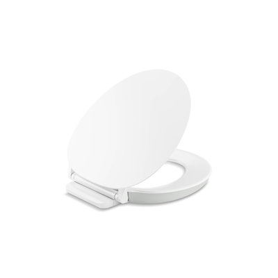 Cymbal ReadyLatch Quiet-Close round-front toilet seat