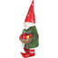 Figurine grand-mère gnome avec tablier transportant un panier de champignons Toadstool