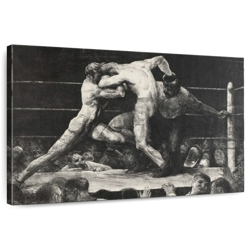 Sireci A Stag At Sharkey's 1917, 8" H x 12" W