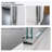 Frameless Double Sliding Shower Door-123847728