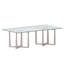 96'' L x 44'' W Glass Rectangular Table Top