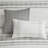 6 Piece Cotton Jacquard Oversized Comforter Set White/Grey King
