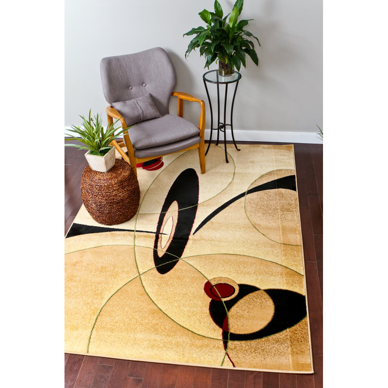 Tapis beige Fietje, Rectangle 2 pi x 3 pi 4 po