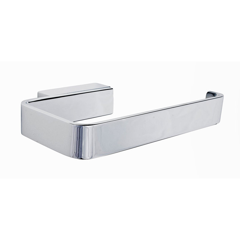 Vaasa Paper Holder, Polished Chrome