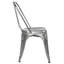 Chaise de patio empilable industriel Linneman