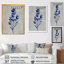 Path of the Bue Lavender Bouquet - Lavande, décoration murale, art floral encadré bleu-1984014647-1984014634-1984014681