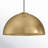 Darrah 1-Light Pendant in Natural Brass-942482467