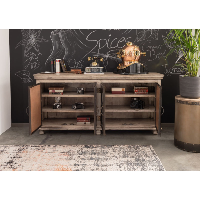 183cm Solid Wood Sideboard, Brown