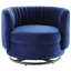 Chaise pivotante en velours Charles Emerald-1364120814