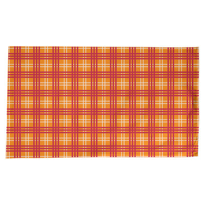 Plaid Cotton Blend Tablecloth