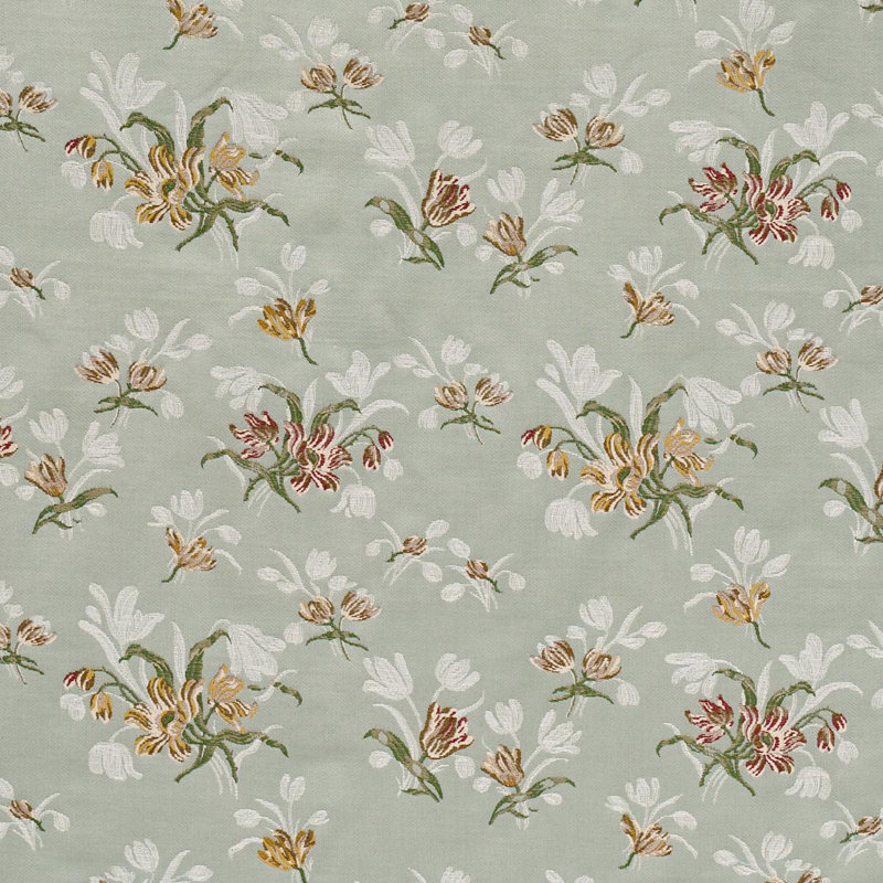 Tissu Spitalfields Bouquet, Bleu