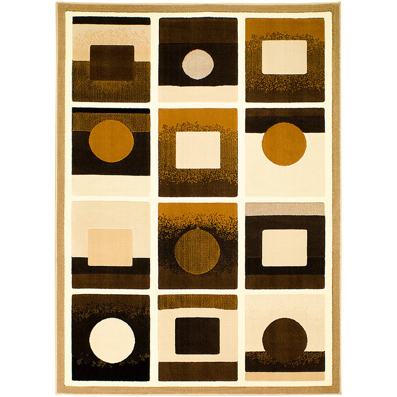 Geometric Indoor Rug, 7'10" x 10'2"