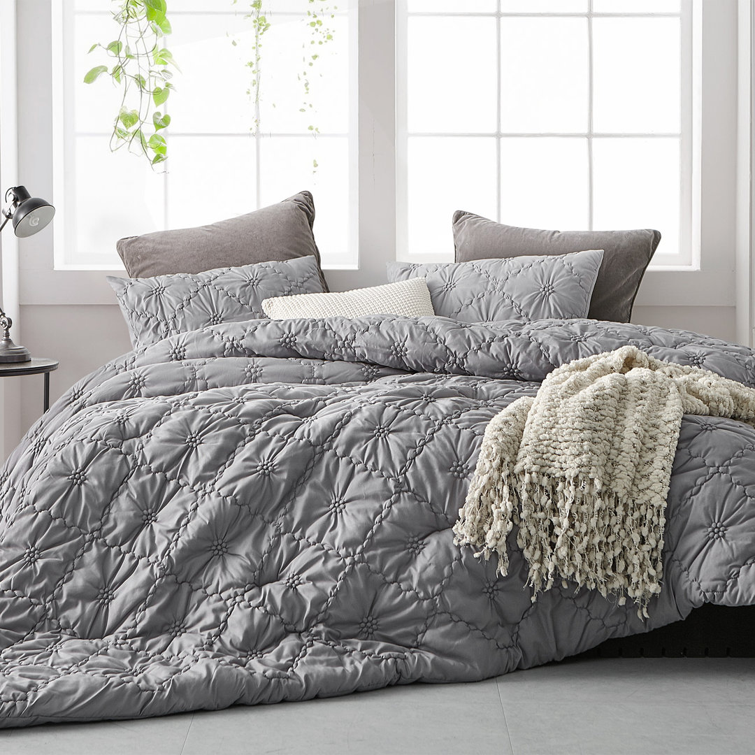  Farmhouse Morning Quilted Oversized Comforter Set Byourbed 