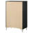 Amatia 5-drawer Bedroom Chest of Drawers Black-109233339