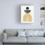 Composition moderne et contemporaine de style Mid-Century sur toile-93517860