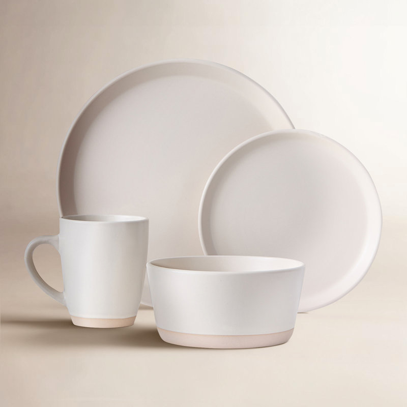 Service de table 16 pièces Stone Lain, Blanc