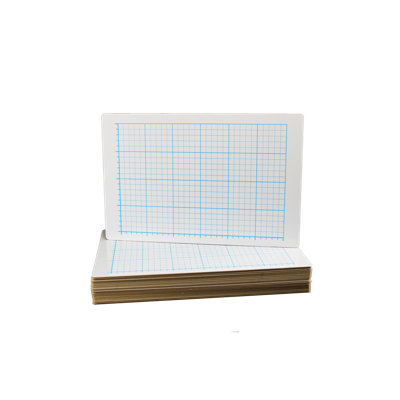 Two-Sided Quadrant Grid Dry Erase Whiteboard