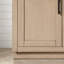 Meuble-lavabo Bailey 36 po à un lavabo, autoportant, en bouleau Sahara, avec comptoir en pierre blanche, dosseret et finition noir mat.-928016423-928016473-928016422