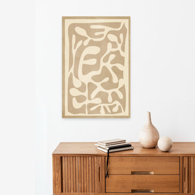 Art mural moderne abstrait minimaliste