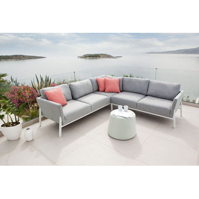 Kitsilano Sectional Sofa, Silver Gray