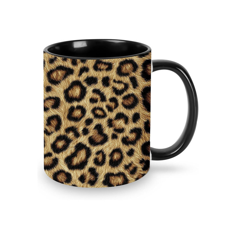 Leopard Print Coffee Mug 11oz Ceramic Cup