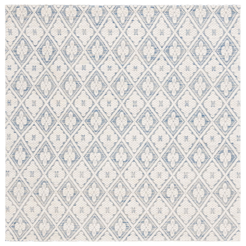 Hark Hand Woven Performance Geometric Rug, Square 6'