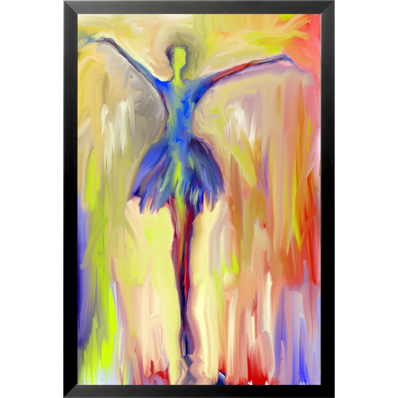 «Dancer's Decor XIX» par Cliff Warner, reproduction d'art encadrée, H 24 po x l 16 po x P 1,25 po