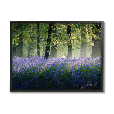 " Floral Lavender Field Morning Tree Forest Light " by Adelino Goncalves