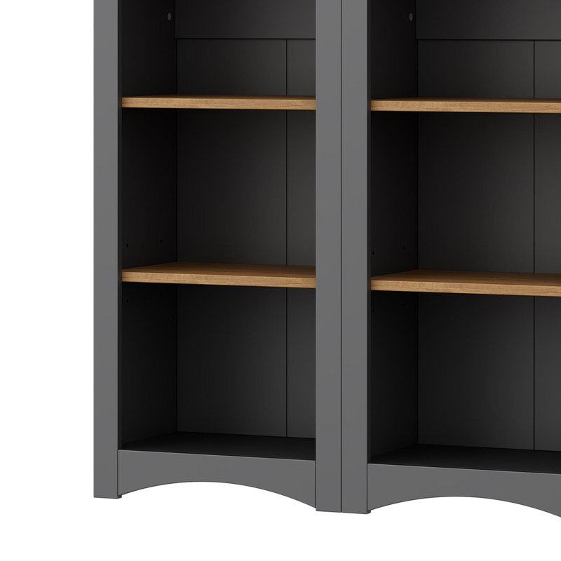 Bibliothèque sur pied à 5 niveaux ON-TREND, Gris