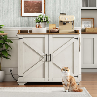 Litière pour chat avec station de charge