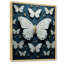 Papillon blanc et blanc, battement d'ailes de papillons, impression sur toile-43155325-43155326