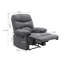 Velvet Manual Swivel Recliner