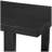 Contemporary 77" Rectangular Dining Table with Extendable Leaf and Floating Top – Seats Up to 10