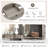 Console Table/Sofa Table With Storage Drawers And Bottom Shelf For Entryway Hallway-562199494